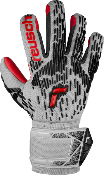 Reusch Attrakt Freegel Silver Junior 5462234 6027 red grey front